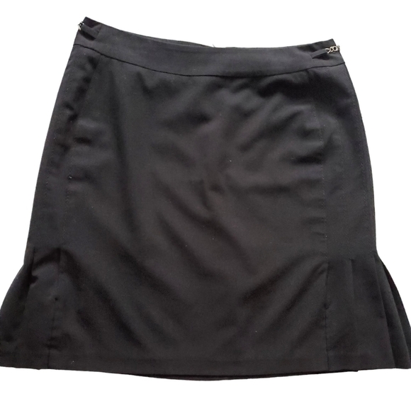 INVESTMENTS Black Skirt Size 14 - Picture 1 of 6